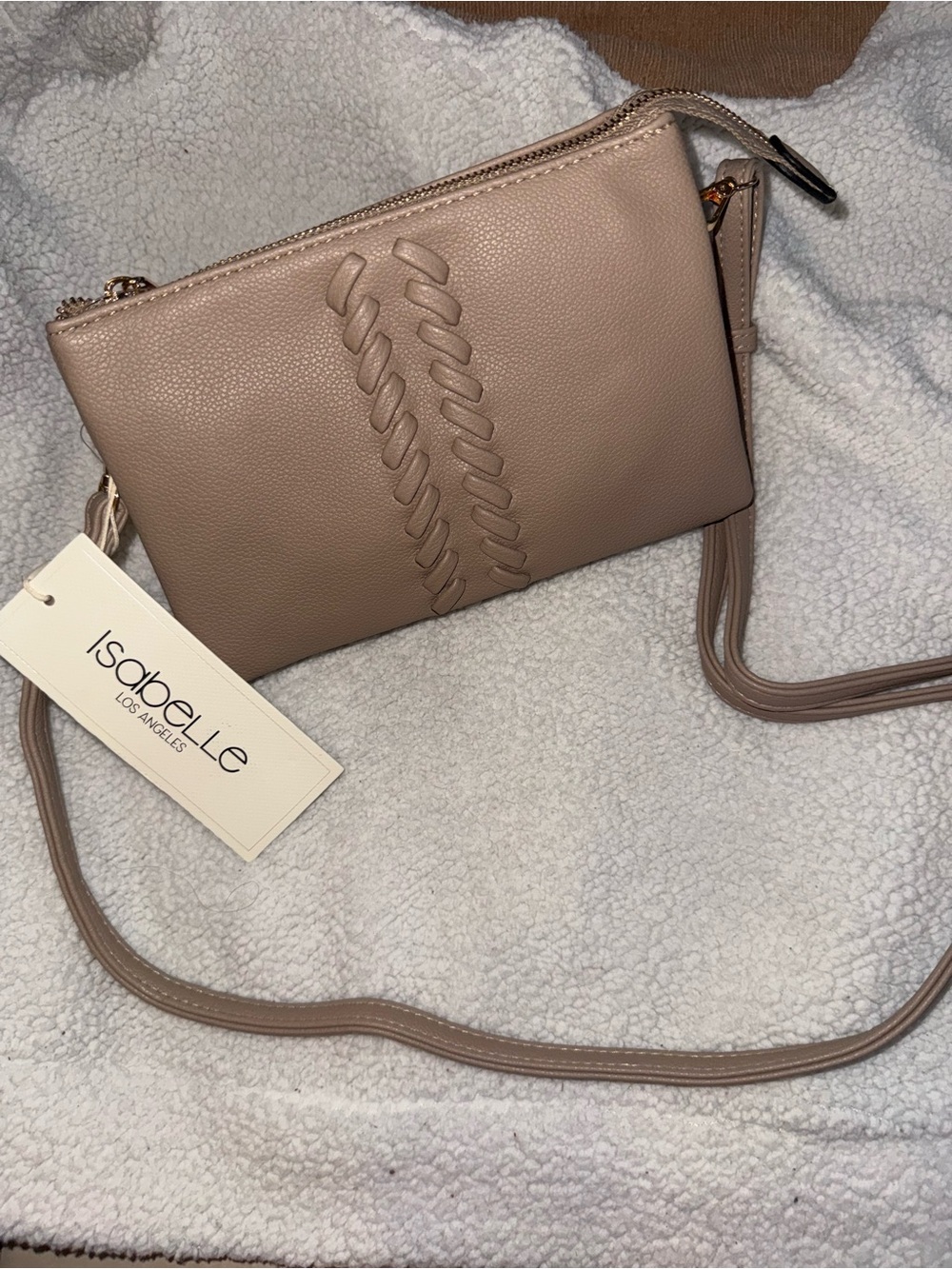 Taupe Crossbody Bag